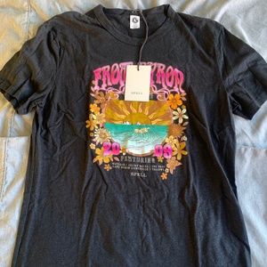 Spell Venice pop up tee FROM BYRON WITH LOVE oversized Small NWT